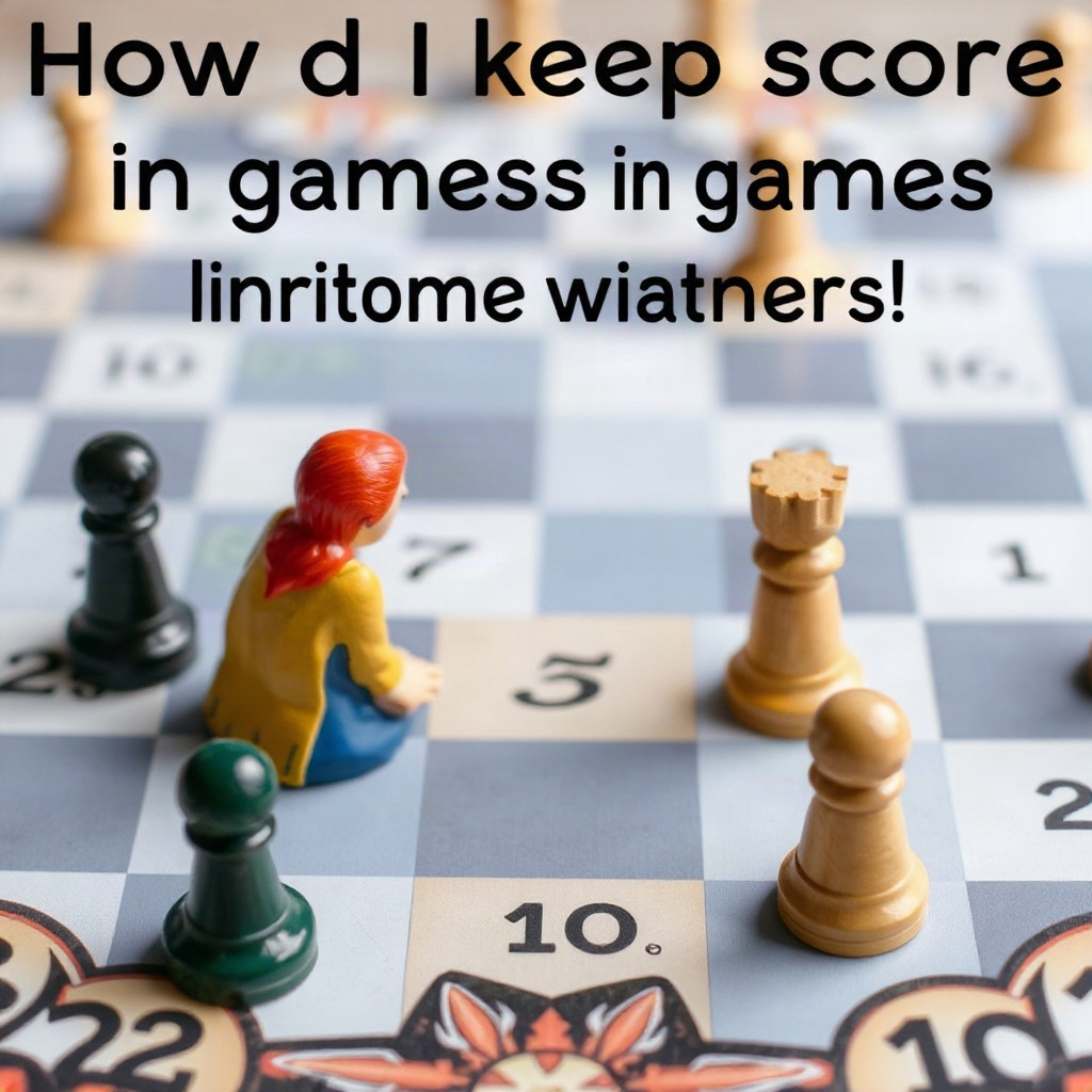 How do I keep score in games without demoralizing losing players?