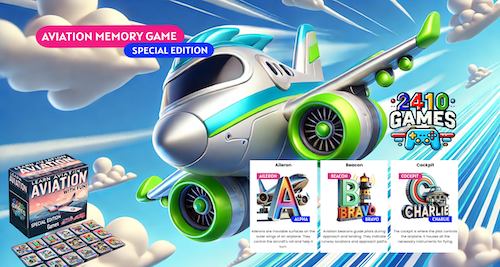 Aviation Memory Game | Fun Learning for Kids | Aviation Enthusiasts | Educational Board Game